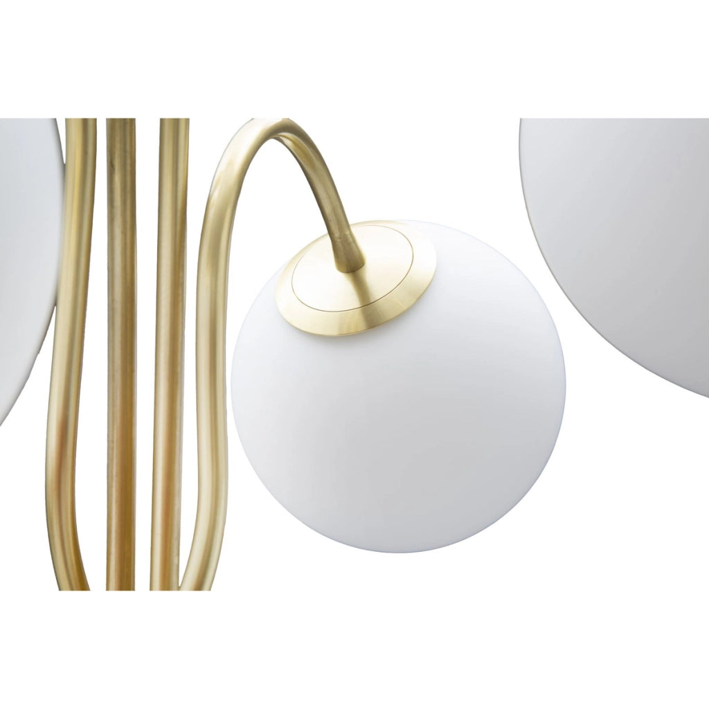 Lampada da Terra VKH204, Oro, Metallo, 54x54x176 cm