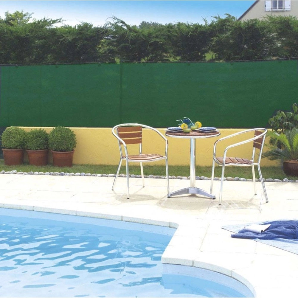Trade Shop - Rete Ombreggiante Schermante Verde 1.5x5mt Per Protezione Giardini Terrazze 134701 -