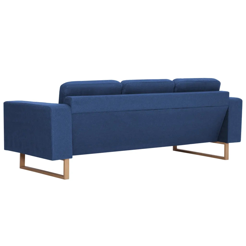 Divano a 3 Posti in Tessuto Blu cod mxl 39570