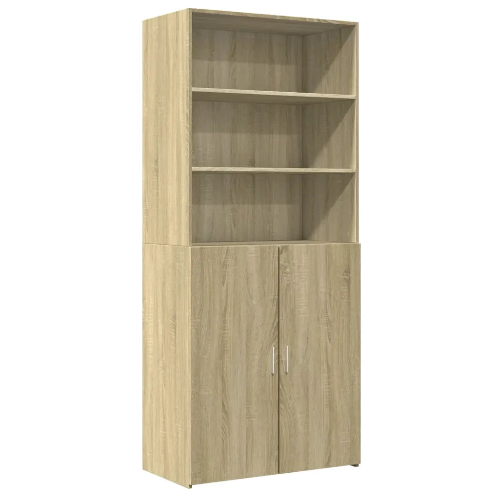 Credenza Rovere Sonoma 80x42,5x185 cm in Legno Multistrato 3281380