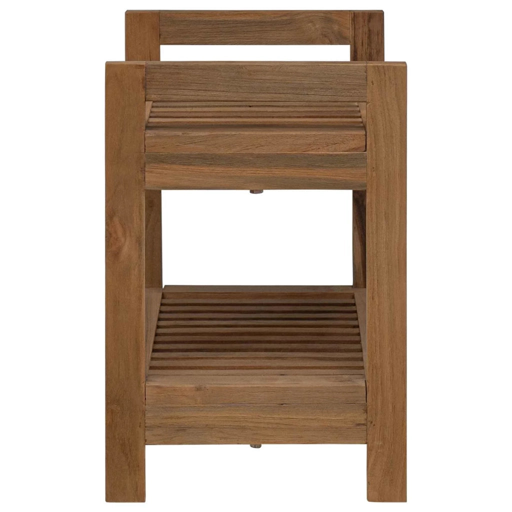 Mensola da bagno Naturale 45 x 30 x 45 cm Legno di teak solido 42024275