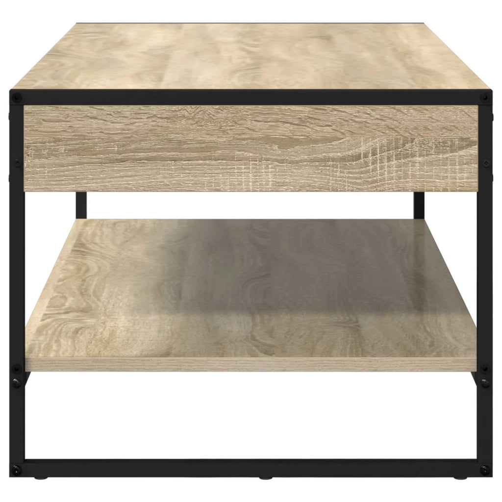 Tavolino da salotto Sonoma 80 x 50 x 40 cm Legno multistrato 886439