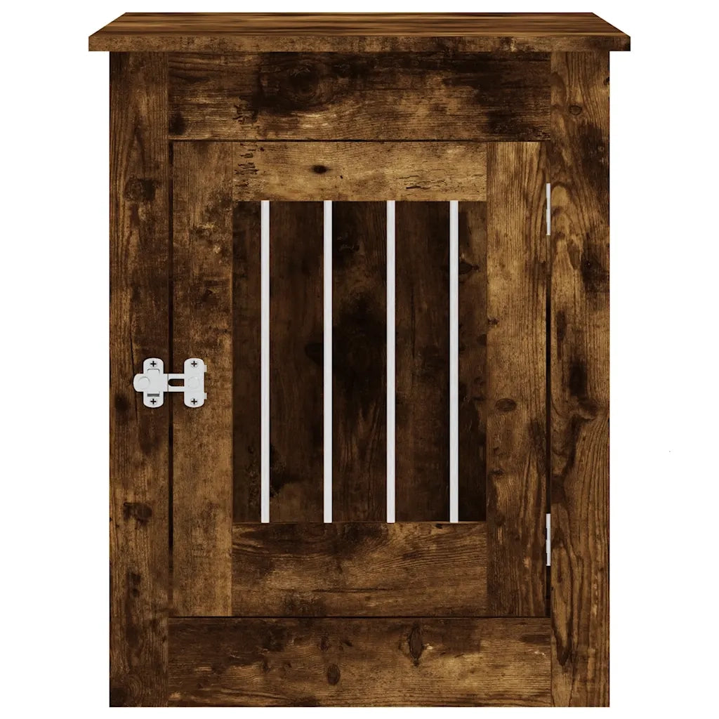 Gabbia Cani da Arredamento Rovere Fumo 55x80x68cm Multistrato CFW6048847