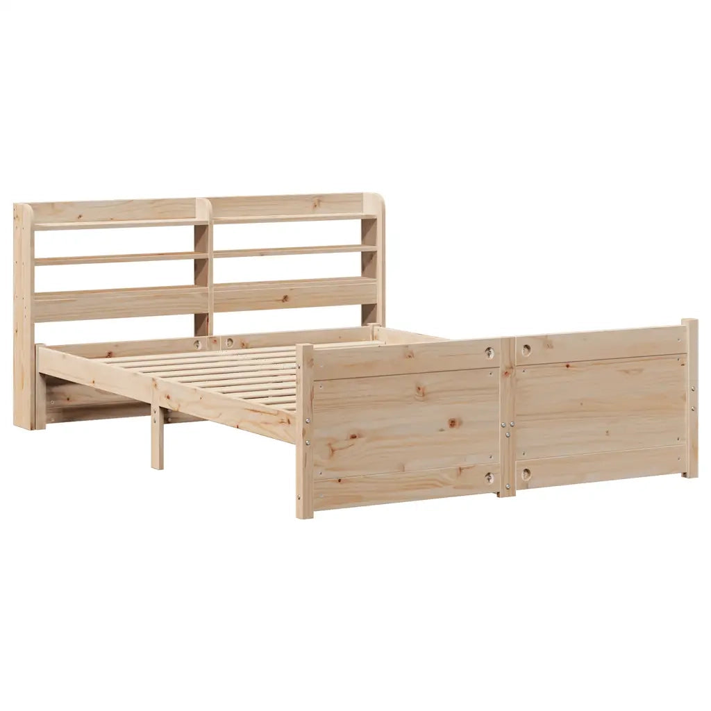 vidaXL Giroletto con Testiera 120x200 cm in Legno Massello di Pino
