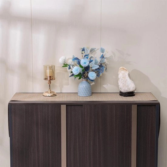 Tappeto da Tavola - Decorazione da Tavola a Rotolo - Copertura da Tavola Festiva - Recidivo - 40X183cm - Miele Chiaro