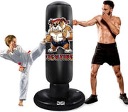 Bassa asta gonfiabile da 160 cm con maniglia per bambini, adolescenti e adulti - regali per karate per ragazzi