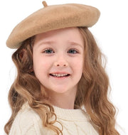 Cappello per Bambini in Lana 90% - Stile Francese - Moda Statement - Costume Party - Misura della Testa 48-52 cm - Cappello d'Artista
