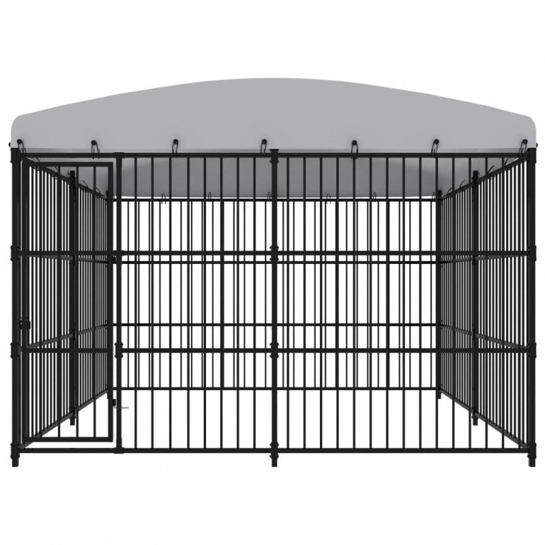 Recinzione per cani da esterno Ezooza Gora con copertura 300x300x210 cm