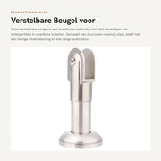 Supporto per WC - Piede di sostegno - Sostegno per WC - Braccio di sostegno - Accessori - WC pubblici - Bagno