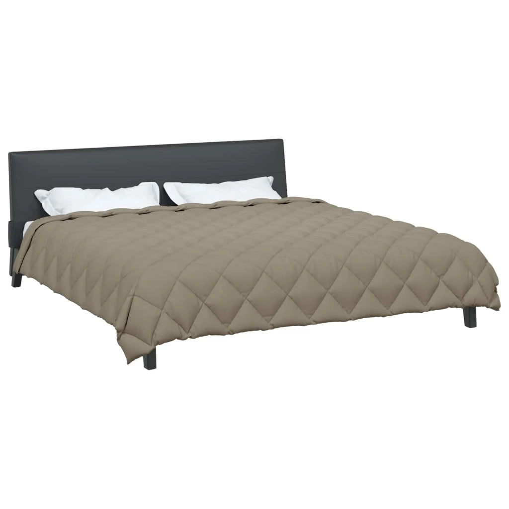 Piumone | Duvet Invernale Grigio chiaro 220 x 260 cm Microfibra