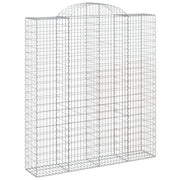 Cesto Gabbione ad Arco 200x50x220/240 cm Ferro Zincato