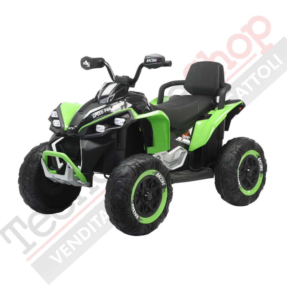 Tecnobike Shop - Quad Elettrico per Bambini ATV Safari Gold 24V-Verde