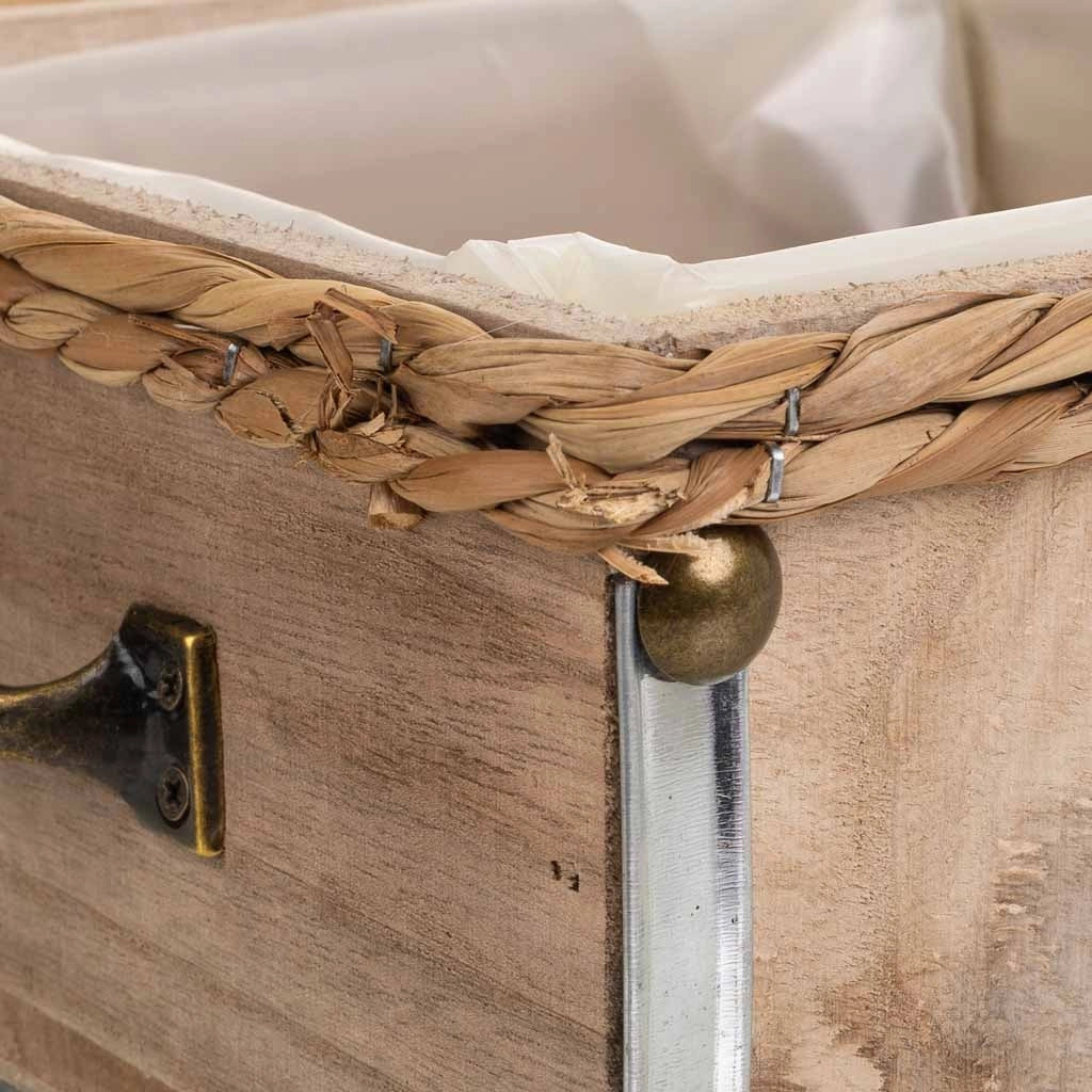 Cassetto in legno marrone 23,5x23,5x10,5h
