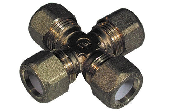 CROCE CON 4 DADI PER RAME CON OGIVA TEFLON TIEMME- 1/2 x 14- TIEMM- pezzi 1