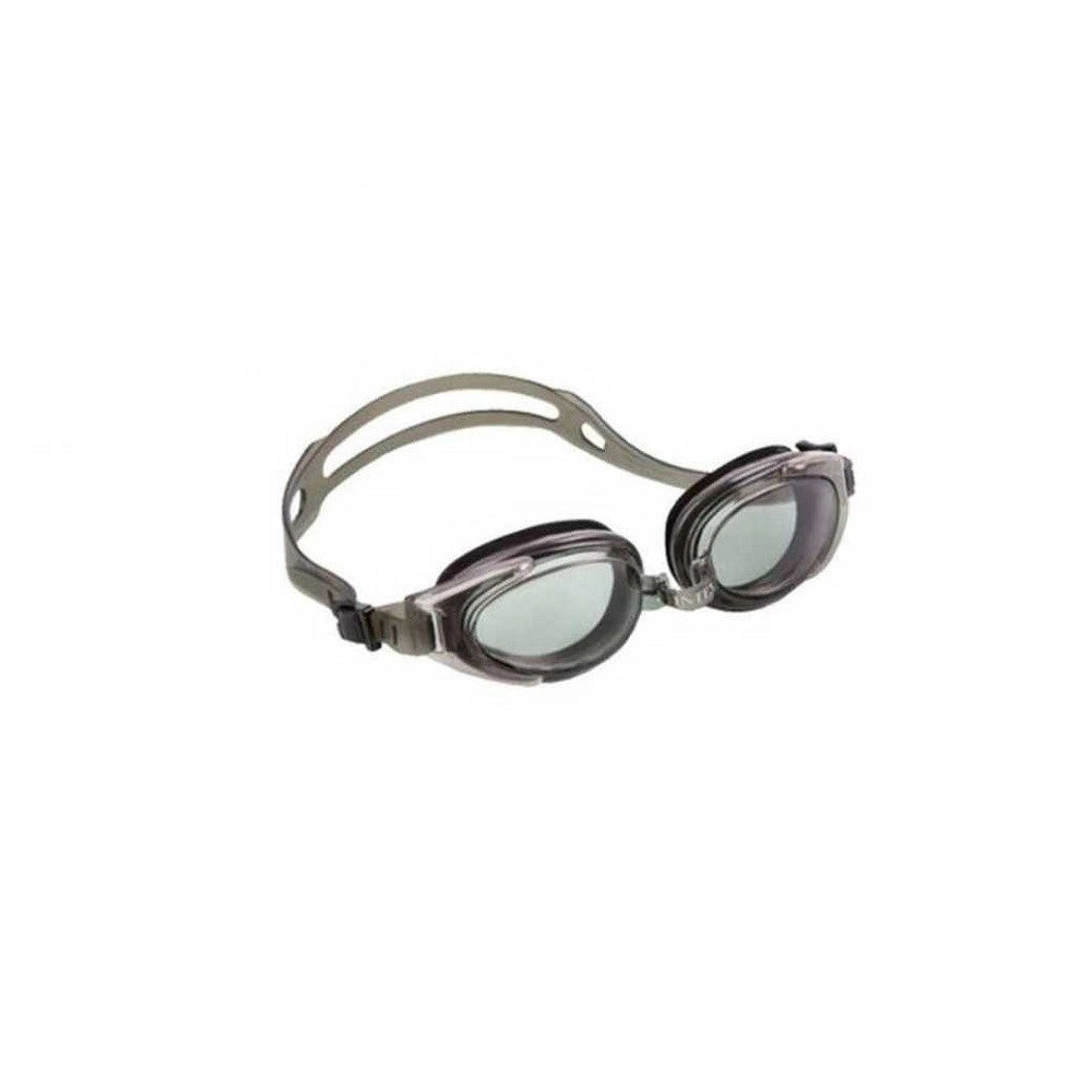 Trade Shop - Occhialini Sport Da Nuoto Piscina Mare +14 Anni Grigio/bianco/trasparente 55685 -