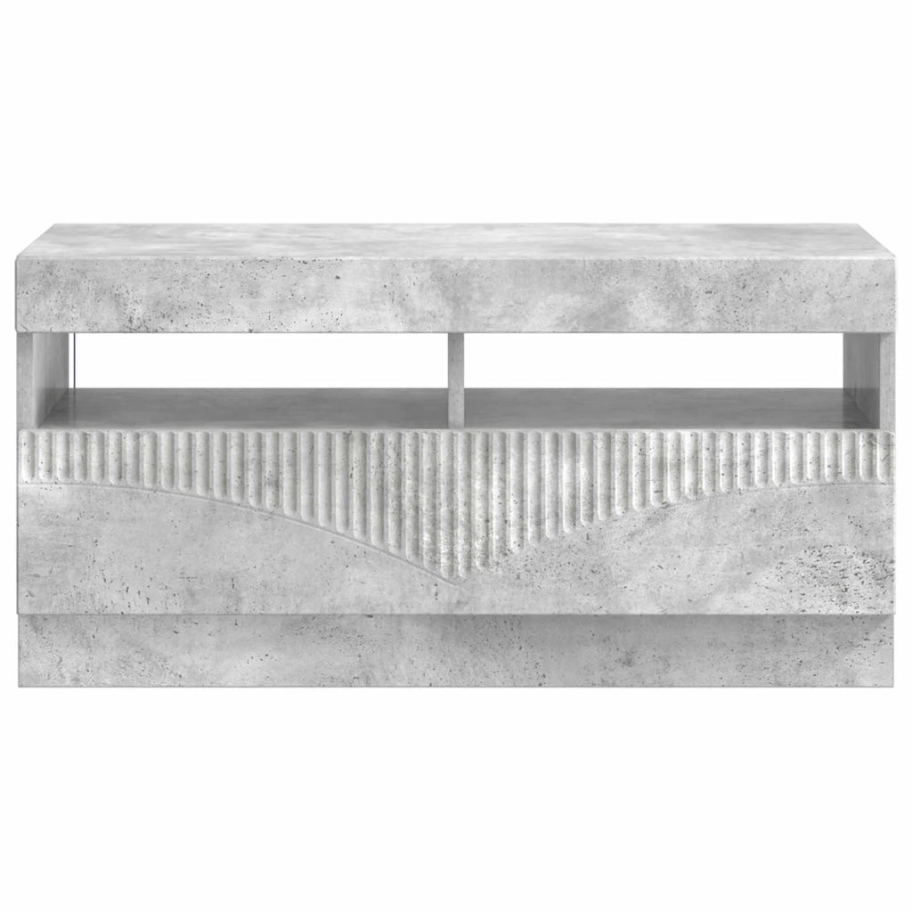 Mobile TV LED Grigio Cemento Legno ingegnerizzato 897438