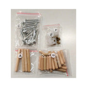R KIT MONTAGGIO X LIBRERIA CUBO 6- 1,0 confezione