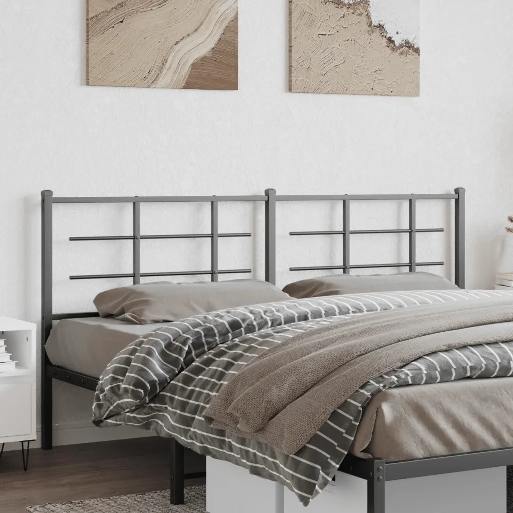 Testiera di Ricambio in Metallo Nero 180 cm 355597