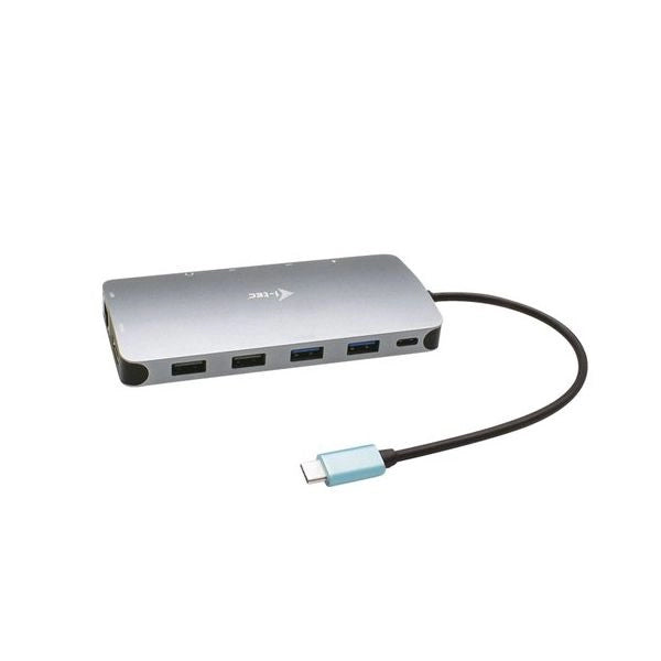 I-tec metal usb-c nano 3x display docking station + power delivery 100 w - C31NANODOCKPROPD