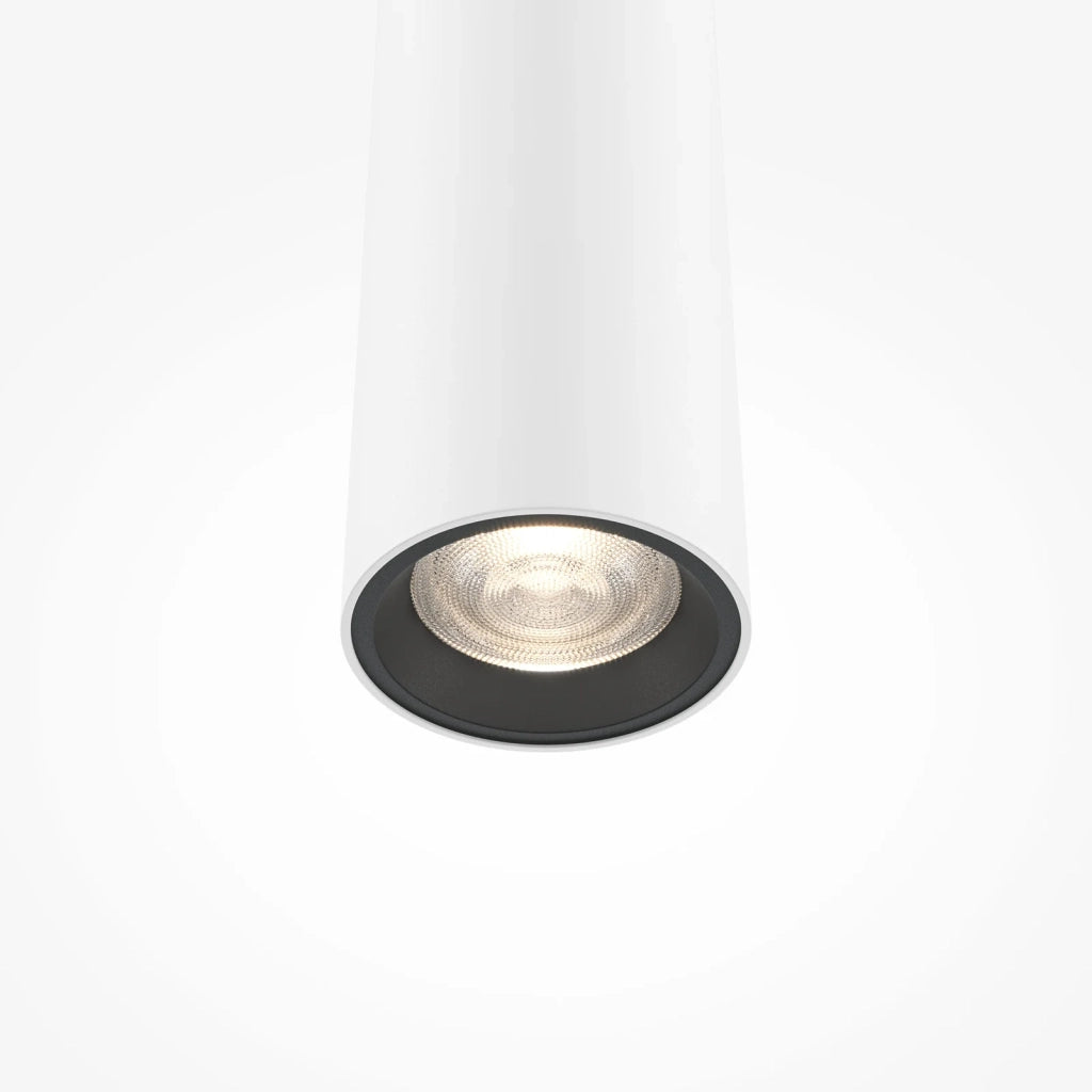 Maytoni Lampadario moderno Pro Extra 1 luce LED integrato bianco metallo