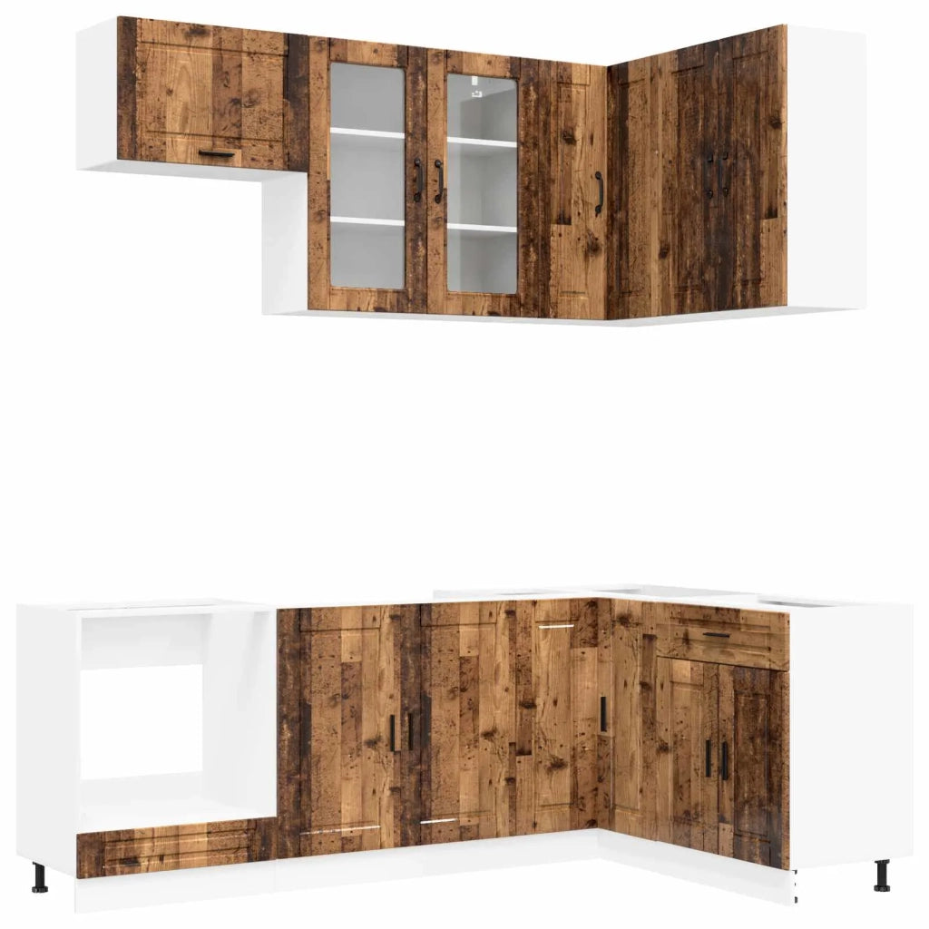 Unità Cucina PORTO 8 pcs Legno antico Legno ingegnerizzato 3438495