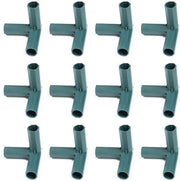 Connettore 3 vie in PVC - 10 pezzi - 16mm diametro interno - per uso pesante - per cornice - connettori per mobili