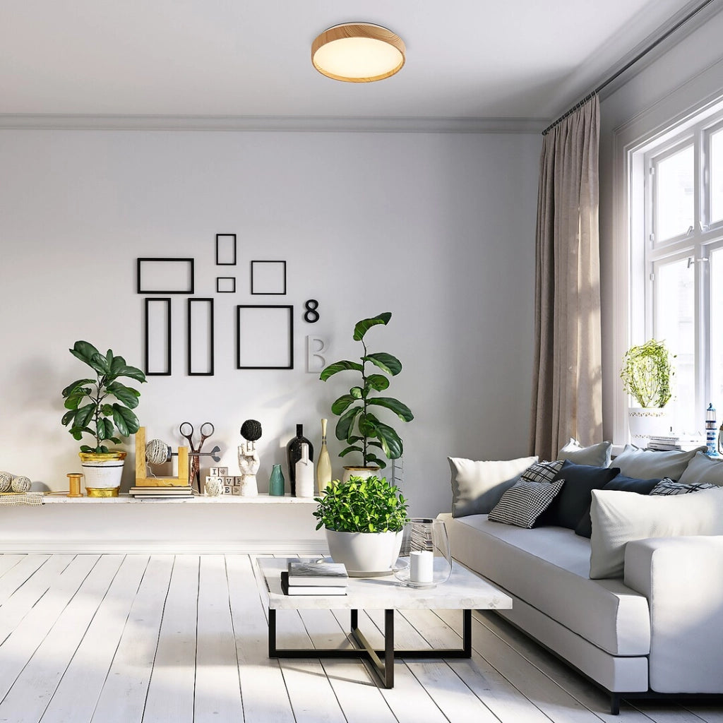 Plafoniera scandinava effetto stelle Ø26 LED 12W Leana2