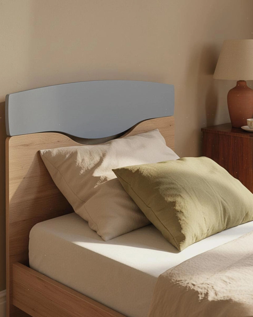 Letto Smile con fascioni e pediera - Letto singolo 87 x 197 - Struttura Virginia e avio - Rete e materasso esclusi_