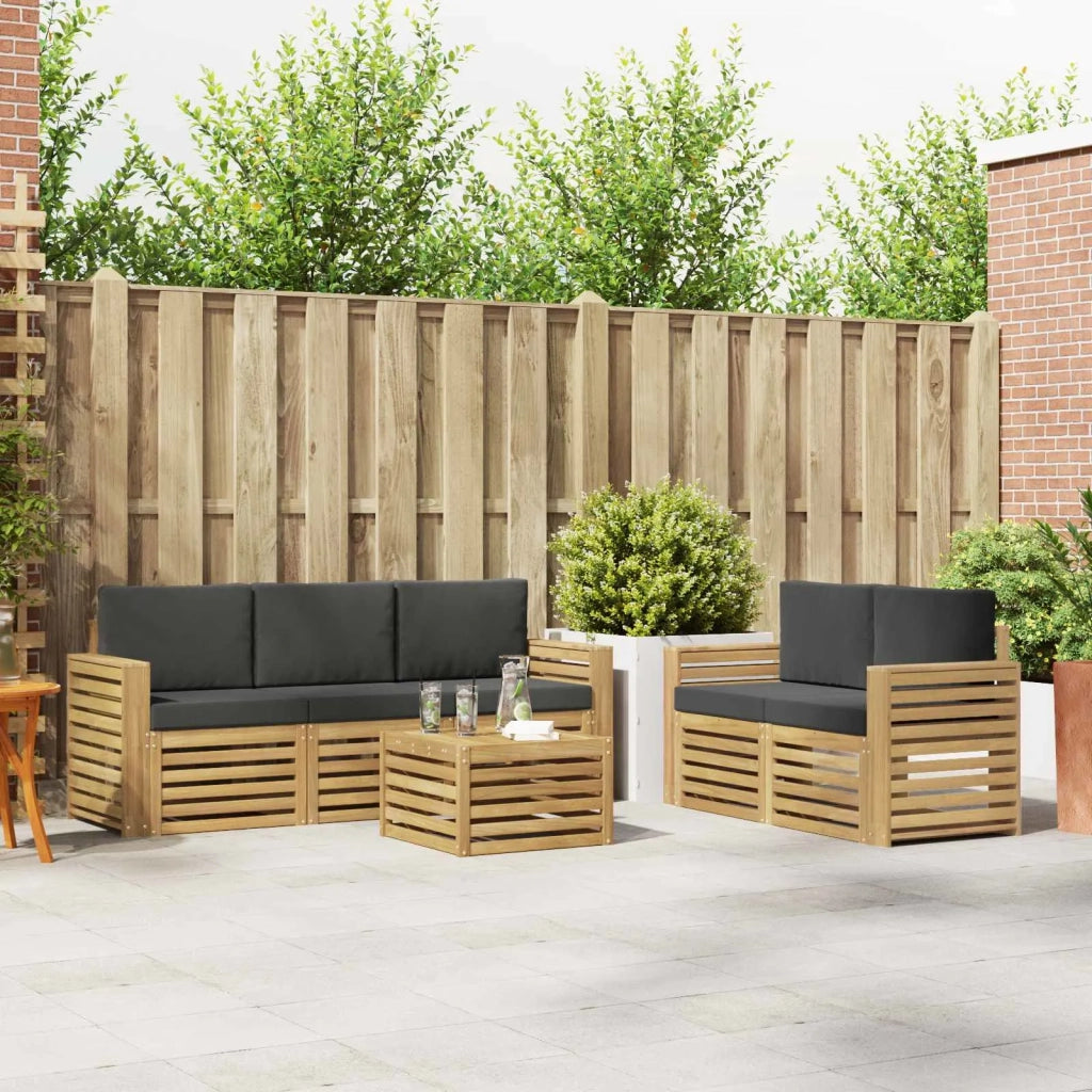 Set divani Legno di Acacia Massello 3391402
