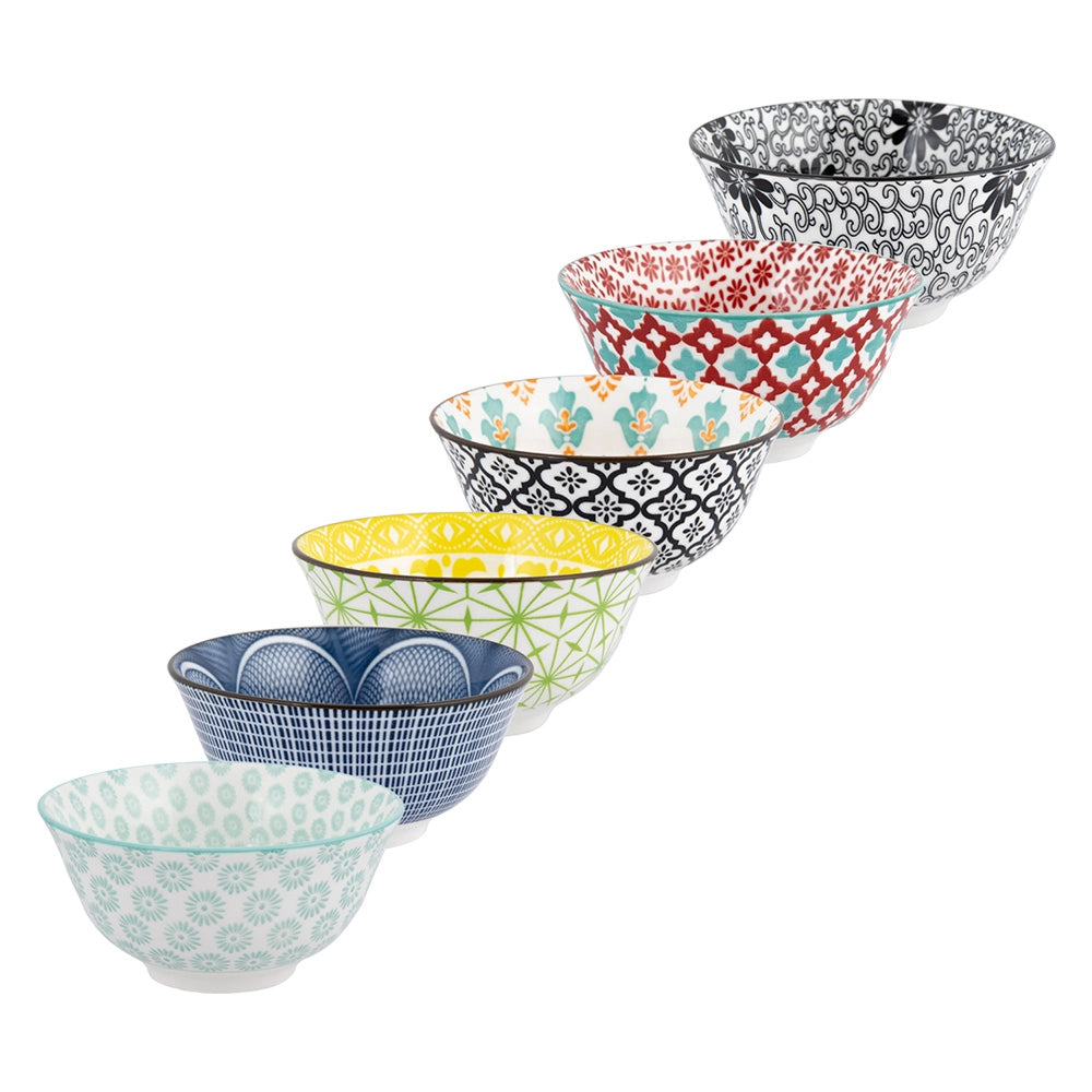 COPPETTA 'ARABESQUE' Ø cm. 11.5 x h.6 - fantasie assortite- 12 pezzi  - BricoGo