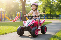 Quad Elettrico per Bambini 12V 4,5Ah Rosa