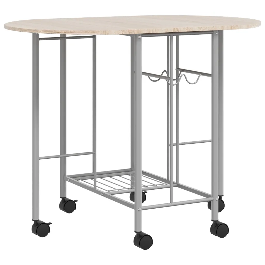 Set Tavolo e Sedie 5 pz Pieghevoli in MDF 243901