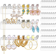 Sostegno per catenine e orecchini da muro, supporto per collane e bracciali, standard per orecchini da muro, 9,5 x 2,4 cm, 9 pezzi