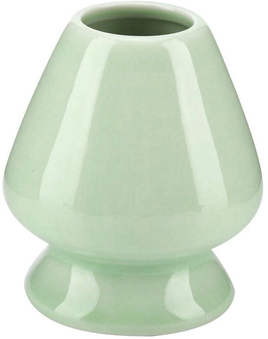 Accessori per tè - Garde stazione di lavoro standard - Supporto per tazze ceramico - Accessori per tè - Chasen di bambù - 8x7 cm - Materiale di alta qualità - Accessori per tè