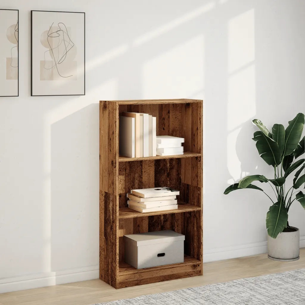 vidaXL Libreria Legno Antico 60x24x109 cm in Truciolato