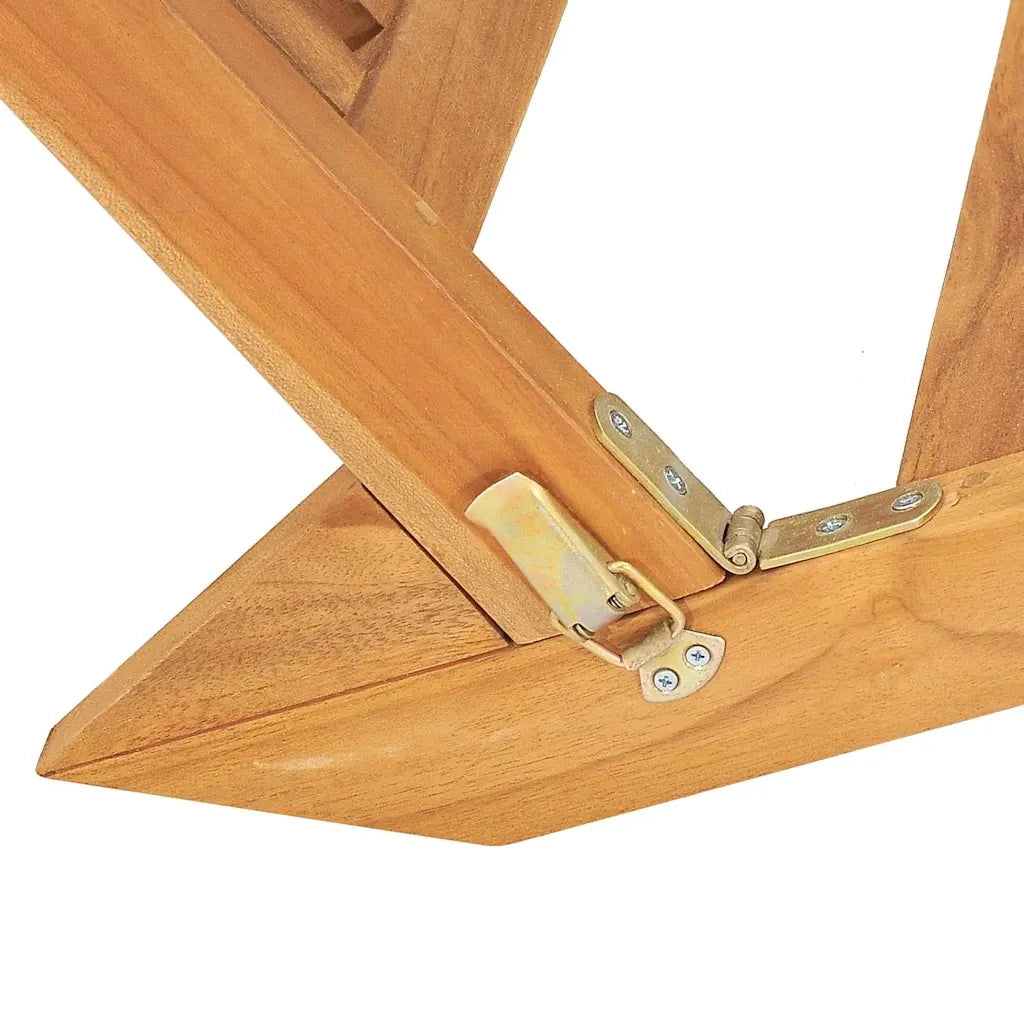 Lettino Prendisole | Sdraio da giardino | Lettino da sole in Legno Massello di Teak