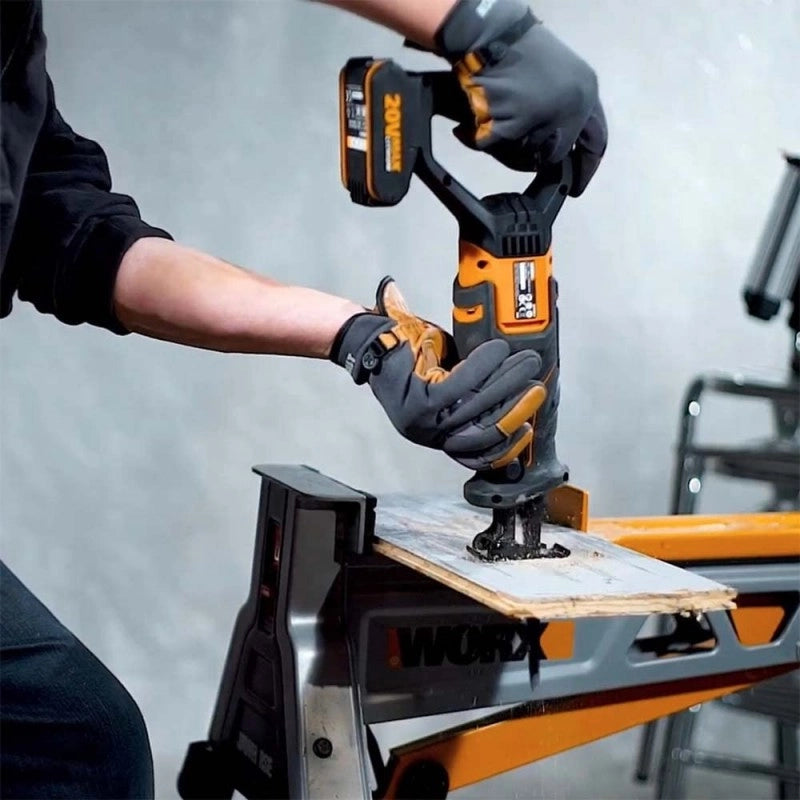Sega a gattuccio WX500.9 20 Volt corpo macchina per taglio legno e metallo - Worx