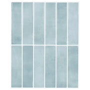 Piastrella Rettangolare 10 pcs Grigio Verde 29 x 23 x 0,08 cm