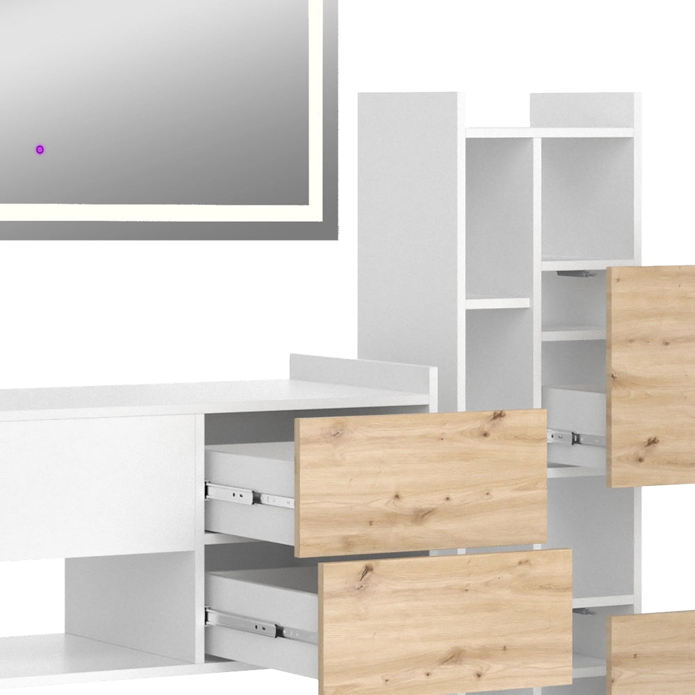 Vicco Set di mobili da bagno Bianco 3 parti