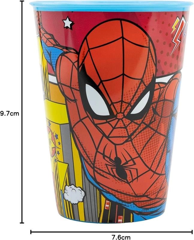 BICCHIERE PP 260ML SPIDERMAN