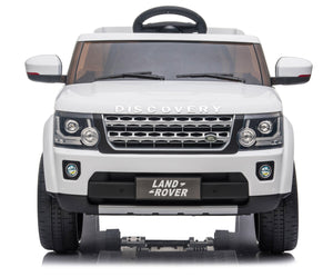 Macchina Elettrica per Bambini 12V con Licenza Land Rover Discovery Bianca