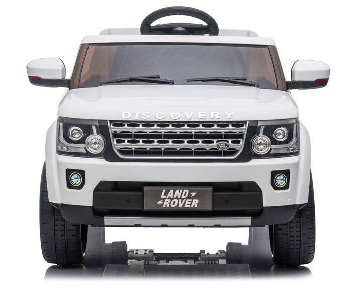 Macchina Elettrica per Bambini 12V con Licenza Land Rover Discovery Bianca
