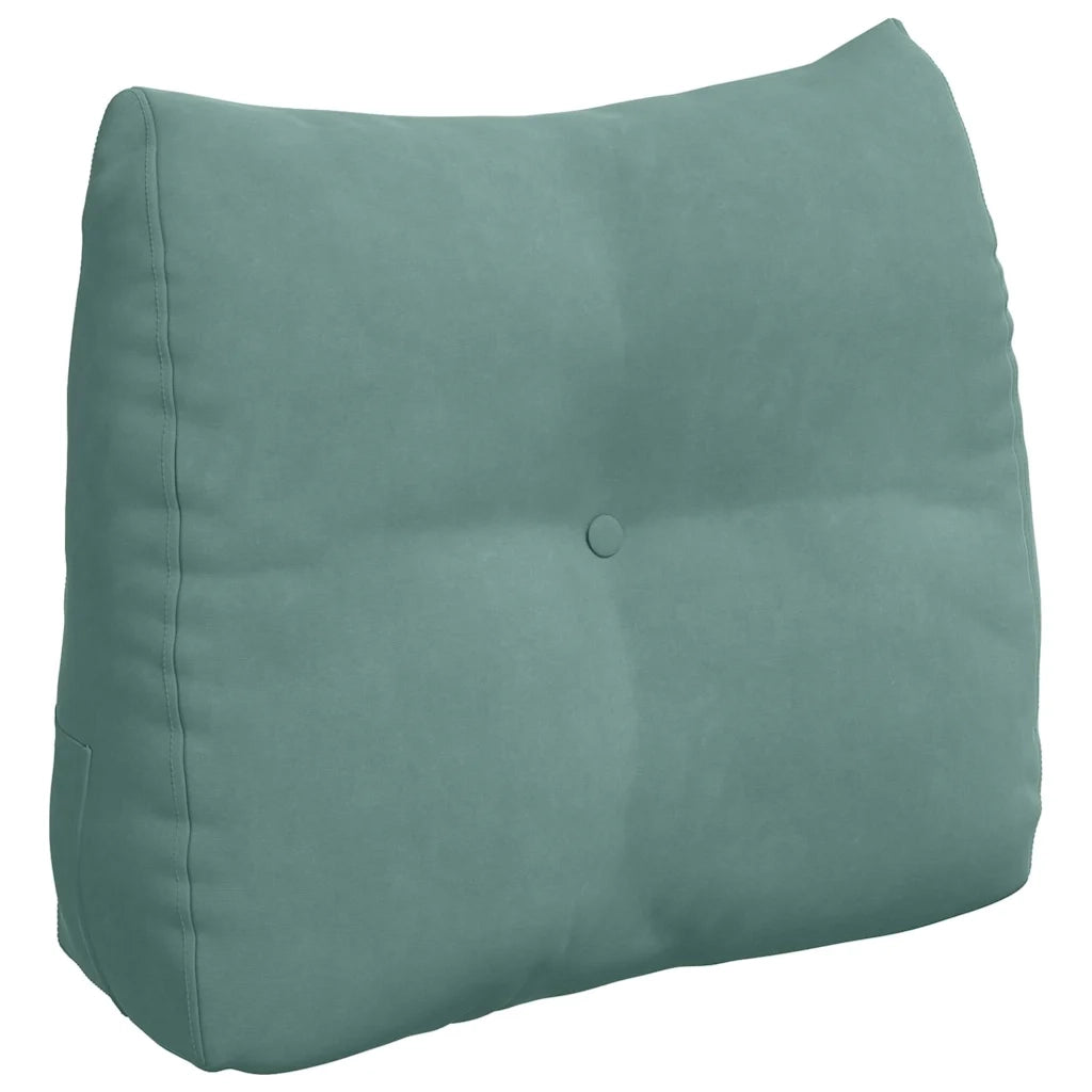 Cuscino per Schiena Verde Mare 60 x 24 x 50 cm Velluto
