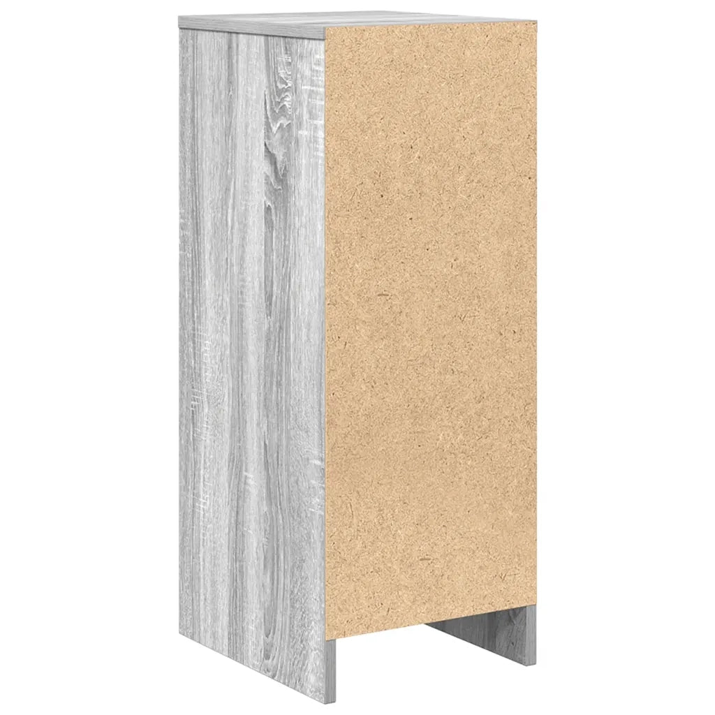 Credenza Grigio Sonoma 29,5x34x76 cm in Legno Multistrato 861639