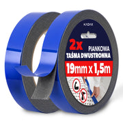KADAX Dwustronna taśma piankowa PE 19mm x 1,5m P14