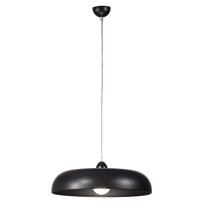 Lampada a Sospensione PICOLIT in Metallo Nero - Attacco E27, Potenza 75W, Protezione IP20, Design Moderno per Illuminazione Interna - Rossini