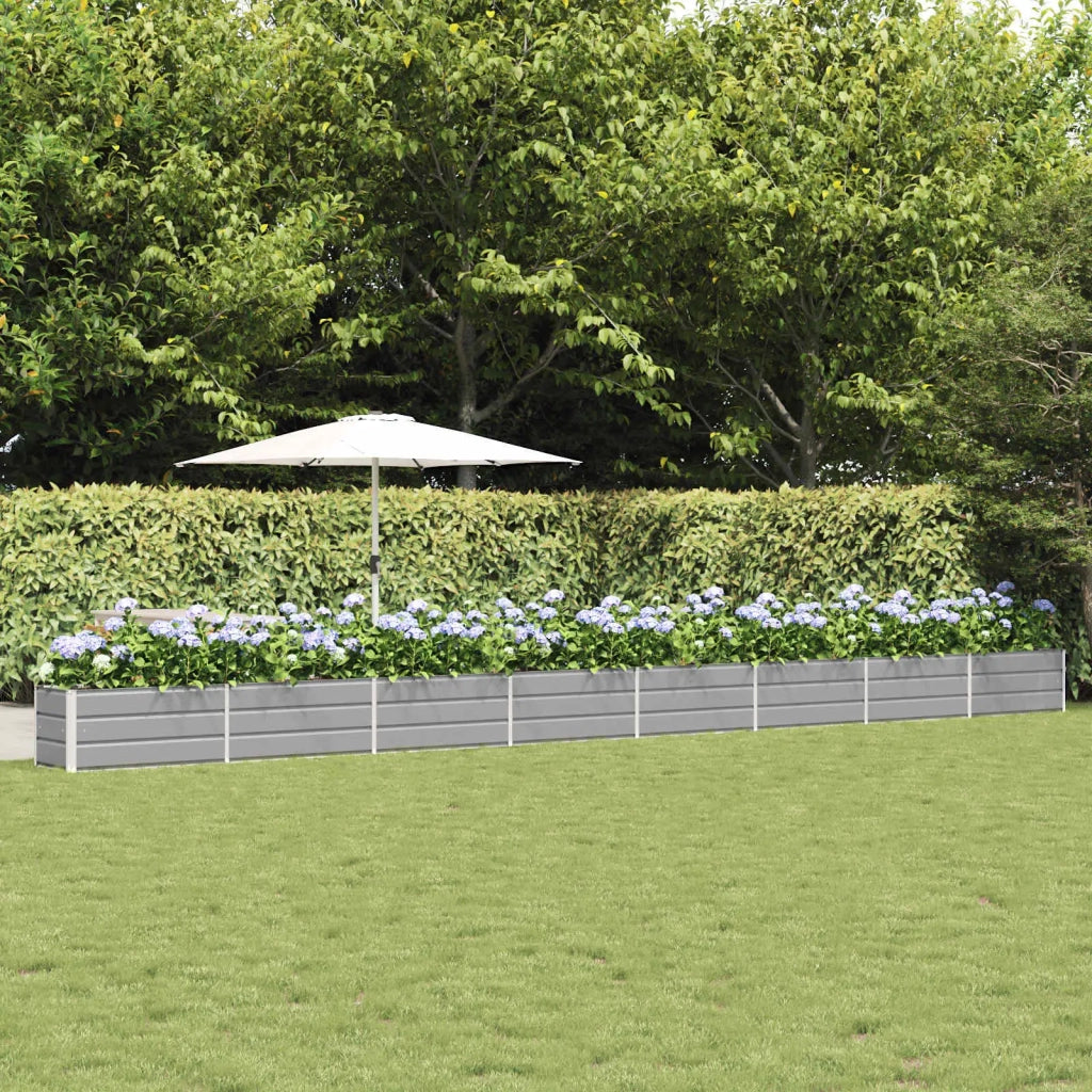 Fioriera Grigio chiaro 480 x 50 x 45 cm Acciaio zincato