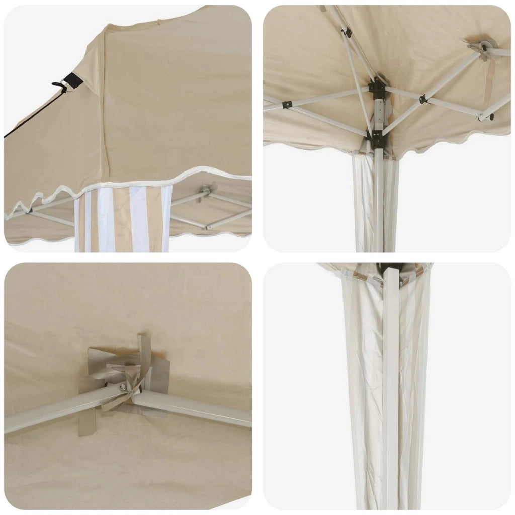 Tenda per feste a pop-up 575 x 290 x 245 cm Crema 42019779