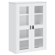 Piano per Credenza | Madia | Buffet da pranzo | Armadio da pranzo VIKEN Bianco in Legno Multistrato