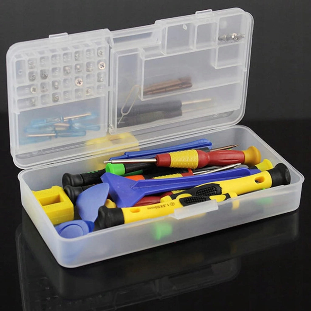 Organizer in Plastica per Componenti 205x100x45mm – Doppio Strato, Materiale PP Resistente